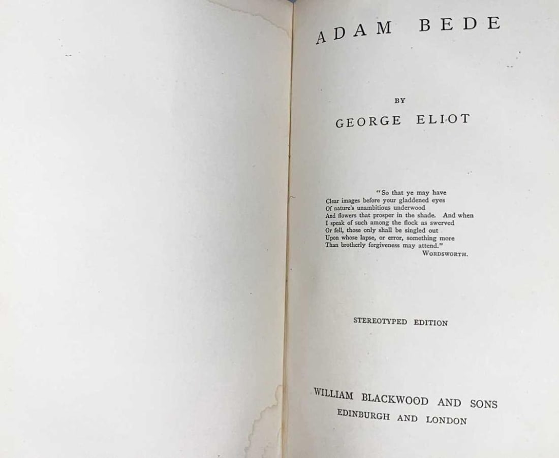 ELIOT (George) (1 of 2)