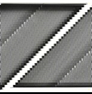 Julio Le Parc (1928-), Relief 15, 1970, an aluminium and plexiglass sculptural work, published by: Julio Le Parc (1928-), Relief 15, 1970, an aluminium and plexiglass sculptural work, published by éditions Denise René; together with original cardboard box 41 x 41 x 6.5cm