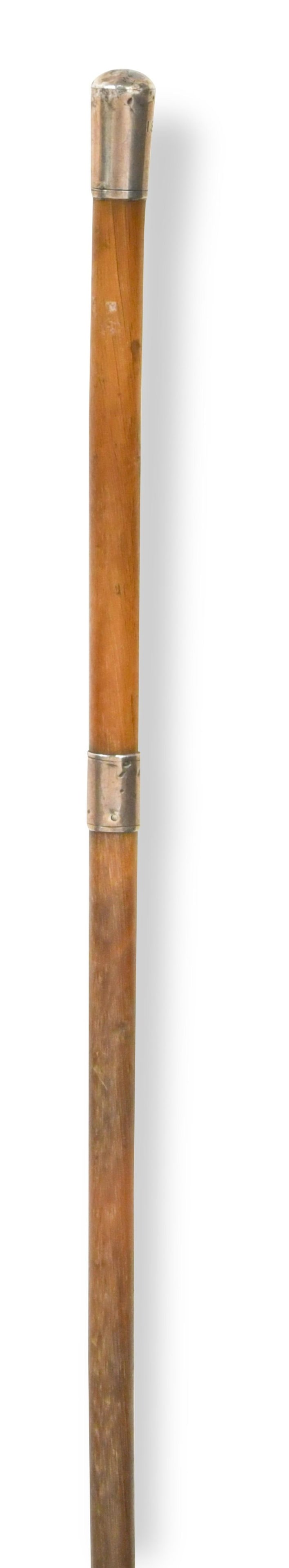 A Rhinoceros horn swagger stick, circa 1885, (1 of 5)