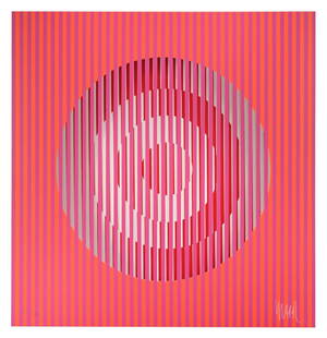 § Yvaral (Jean-Pierre Vasarely) (1934?2002), untitled, 1969,: § Yvaral (Jean-Pierre Vasarely) (1934?2002), untitled, 1969, published by Denise René Editions, Paris, of three-dimensional box construction, signed and numbered 147/175 57.5 x 57.5 x 7.5cm