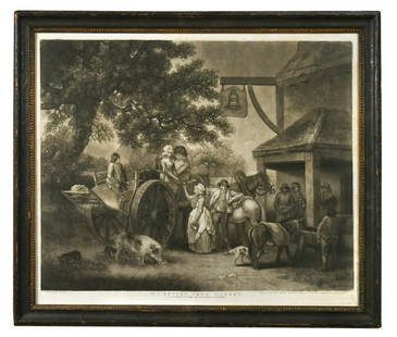 John Raphael Smith (1751-1812) after George Morland: John Raphael Smith (1751-1812) after George Morland Return from Market mezzotint, published 1801 37 x 57cm