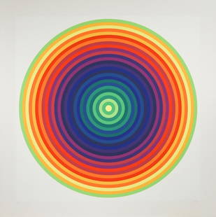 Julio Le Parc (1928-): Julio Le Parc (1928-) Serie 23, No.3 signed 'Le Parc' (lower right); numbered 5/200 screenprint, published by Editions Denise Rene, Paris, with their blindstamp, unframed 73.5 x 74cm