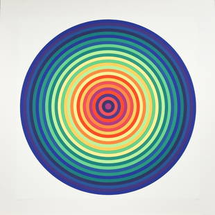 Julio Le Parc (1928-): Julio Le Parc (1928-) Serie 23, No.10-8 signed 'Le Parc' (lower right); numbered 186/200 screenprint, published by Editions Denise Rene, Paris, with their blindstamp, unframed 73.5 x 74cm