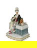 A Meissen figure emblematic of sight, early 20th century,