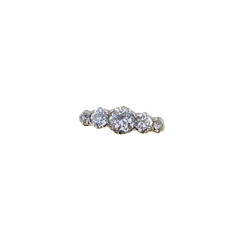 A five stone diamond ring, (1 of 4)