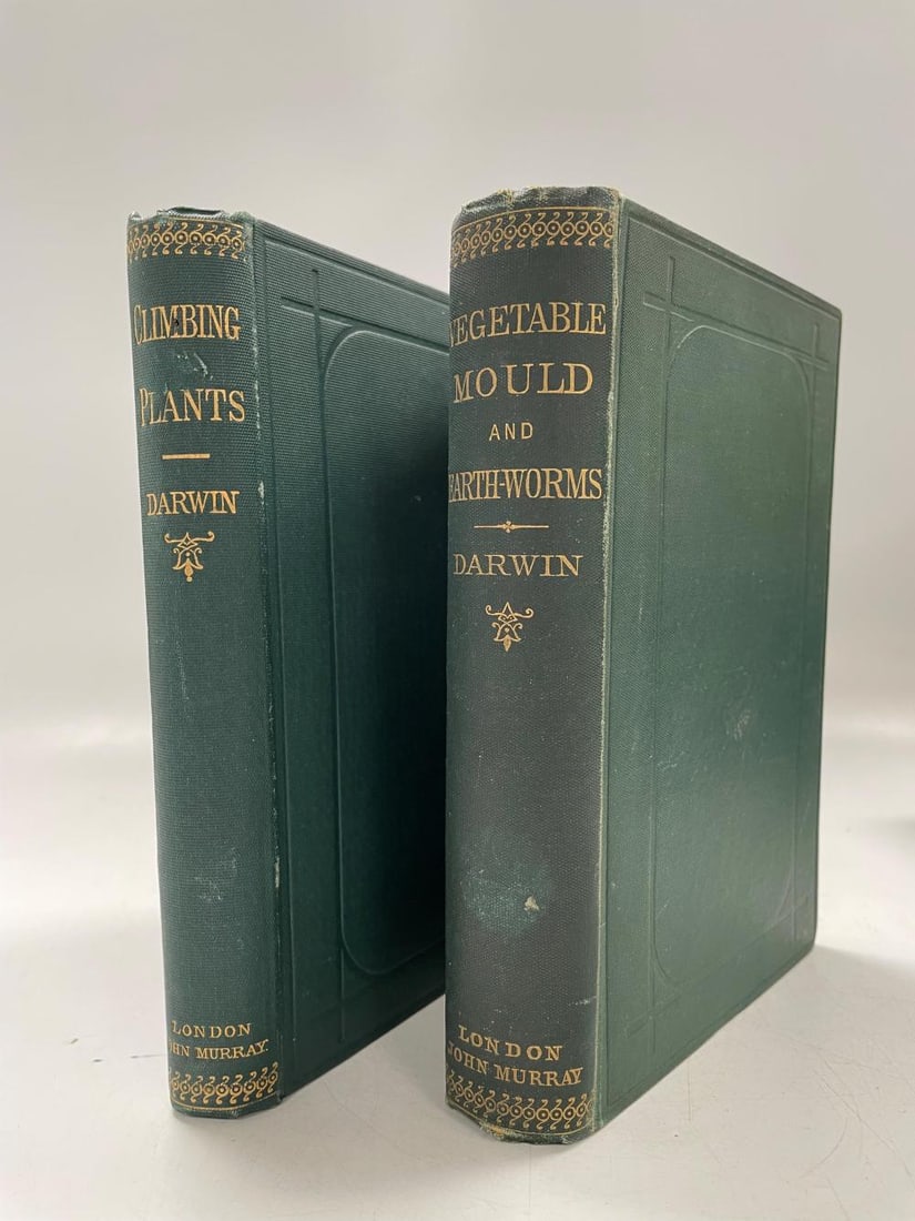 DARWIN (Charles): DARWIN (Charles) The Movements and Habits of Climbing Plants. London: John Murray, 1885, third thousand, 8vo, a clean unopened copy, 32pp. publisher's catalogue at end with slight foxing, original clo