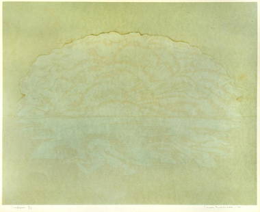 § Edward Middleditch RA (1923-1987): § Edward Middleditch RA (1923-1987) Sea flower signed and dated 'Edward Middleditch / 75' (lower right); numbered 9/25 screenprint 49 x 60cm