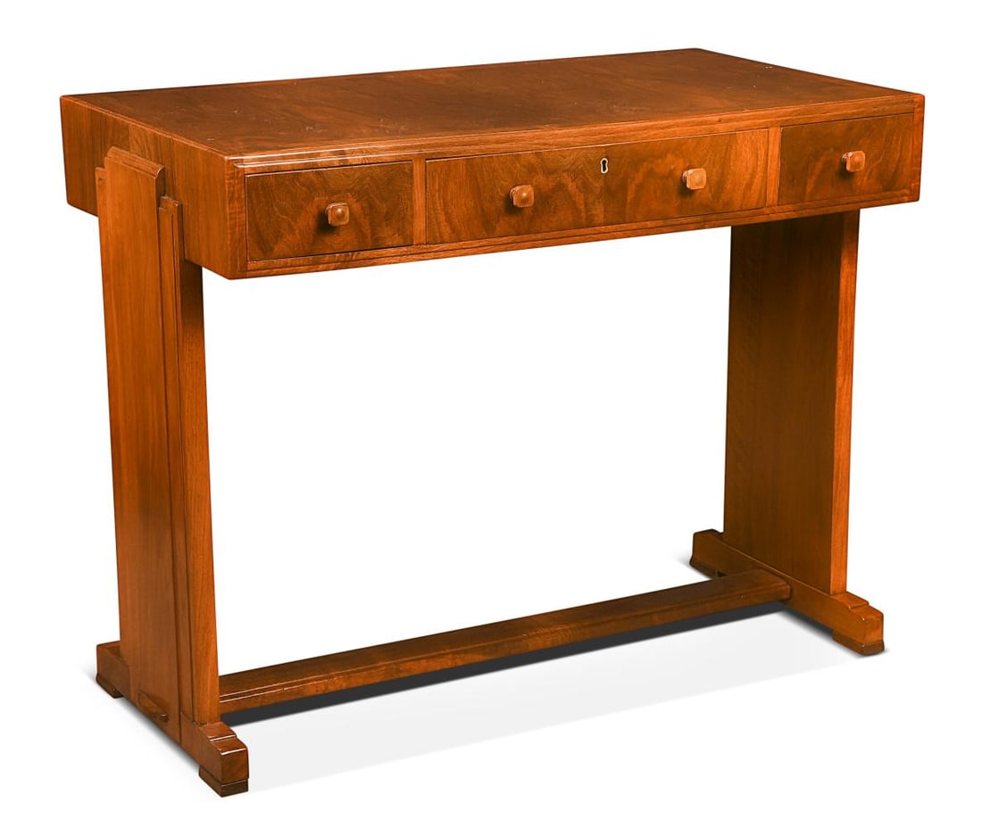 A Heal's walnut writing or side table, circa 1925, (1 of 1)