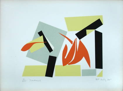 § Robert Medley (British, 1905-1994) - Divertimenti -: § Robert Medley (British, 1905-1994) Divertimenti signed lower right "Robert Medley '75" and numbered II/XXXV lithograph 47 x 64cm (18 x 25in)