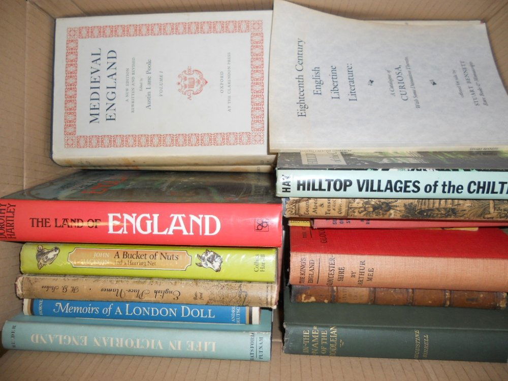 Various. English history, general literature, the Book: Various. English history, general literature, the Book trade, Folio Society. Quantity of works, including Jane AUSTEN Folio Society works in slip cases, etc. (4 boxes)