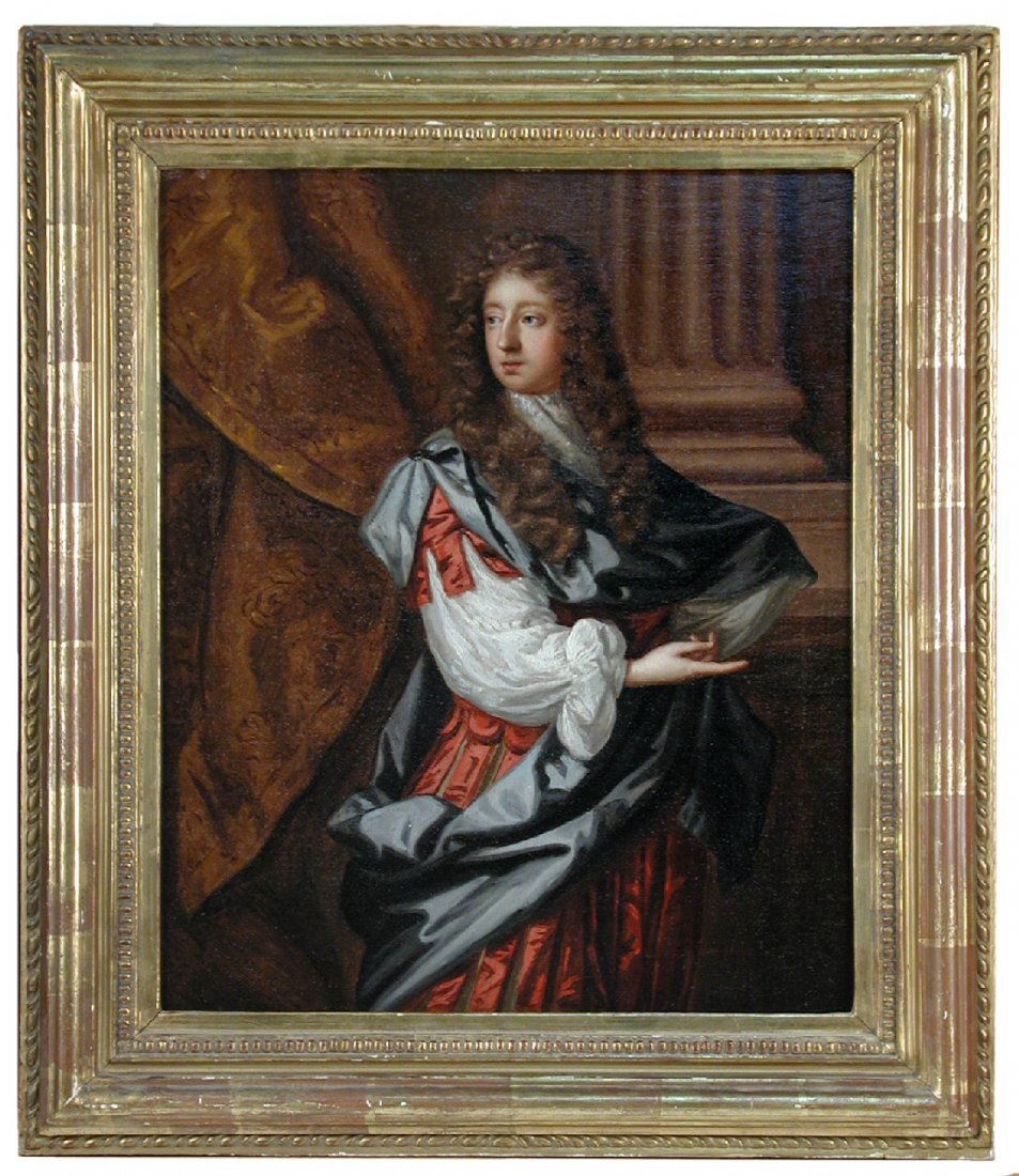 Mary Beale, after Sir Peter Lely (British, 1632-1697) -: Mary Beale, after Sir Peter Lely (British, 1632-1697) Portrait of Sir Thomas Isham, Bt. (1657-1681) oil on canvas 44 x 36cm (17 x 14in)
