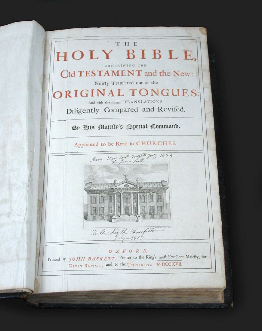 The Vinegar Bible, The Holy Bible, containing the Old