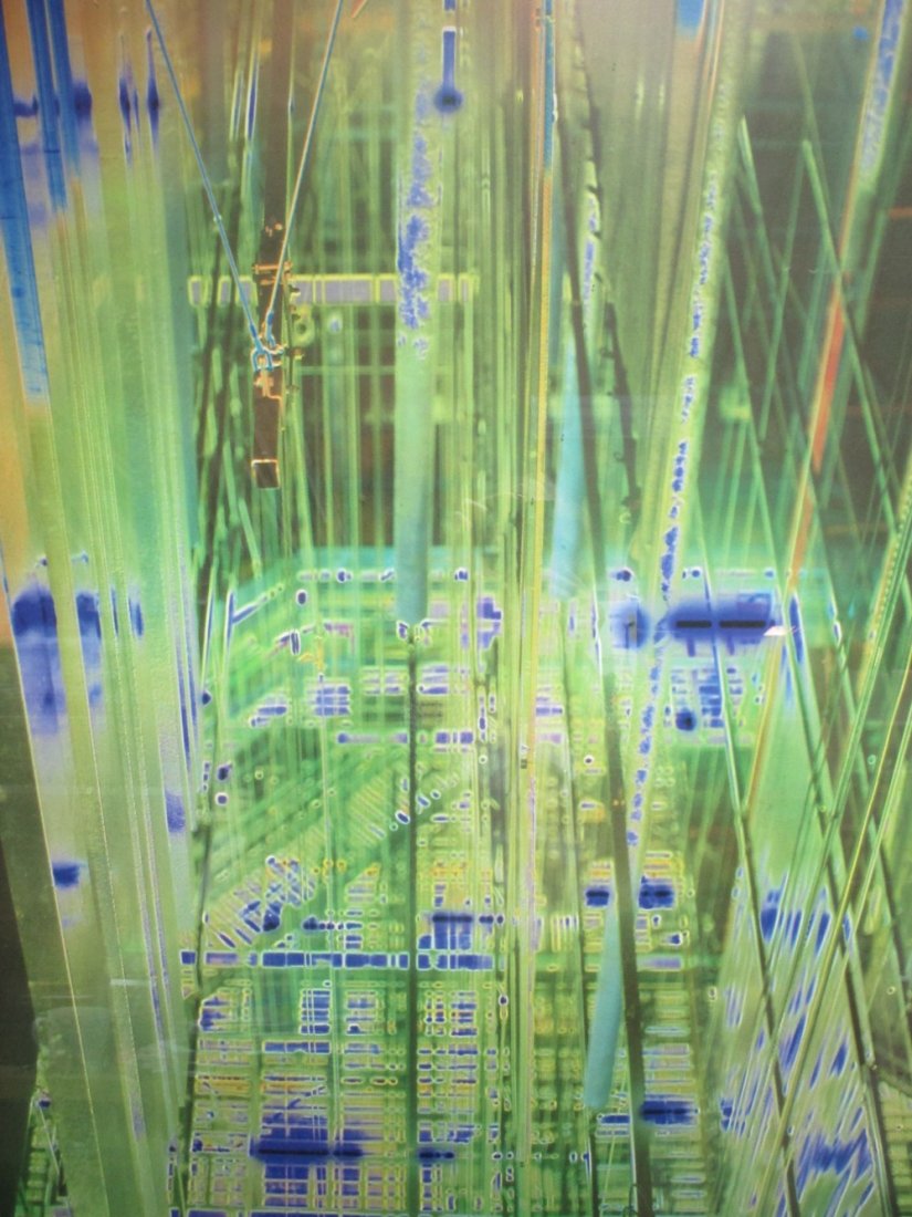 § Catherine Yass (British, b.1963) - Stage - signed in: § Catherine Yass (British, b.1963) Stage signed in pencil and numbered from the edition of 75 on the reverse silkscreen printed in colours, published by Charles Booth-Clibborn under his inprint of th