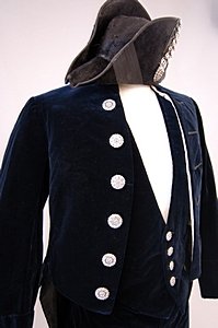 A navy court livery 1923, comprising: navy waistc - 4