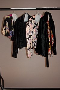 Four evening capes/jackets, 1930s, comprising: bl