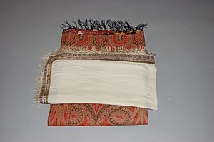 A reversible Paisley shawl, circa 1870, of square