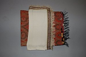 A reversible Paisley shawl, circa 1870, of square - 2