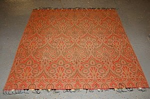 A reversible Paisley shawl, circa 1870, of square - 4