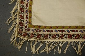 A reversible Paisley shawl, circa 1870, of square - 5
