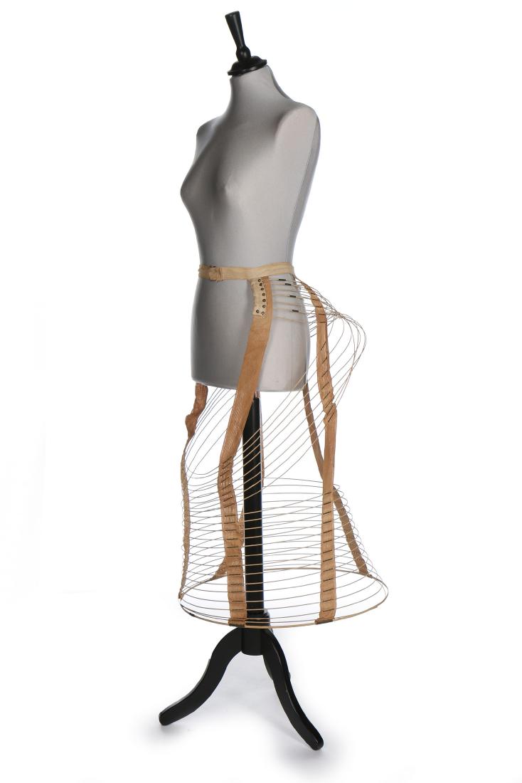 Two crinoline frames, circa 1870, the first probably (1 of 8)