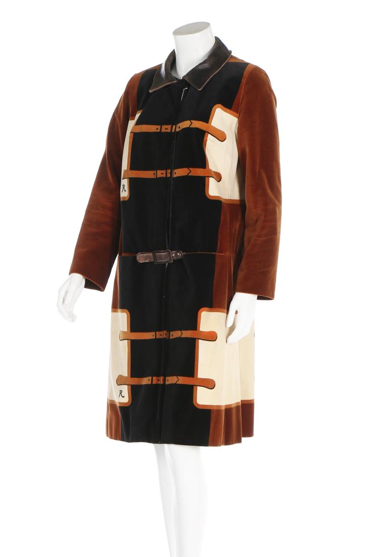 A Roberta di Camerino trompe l'oeil printed velvet (1 of 8)