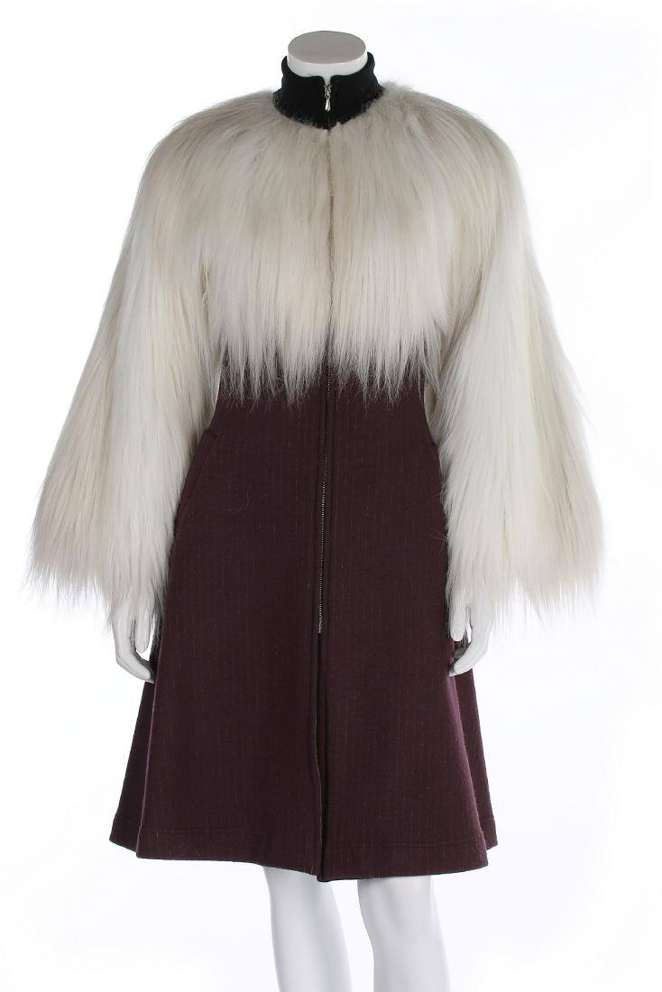 A good Jean-Paul Gaultier faux monkey-fur dress-coat, (1 of 8)