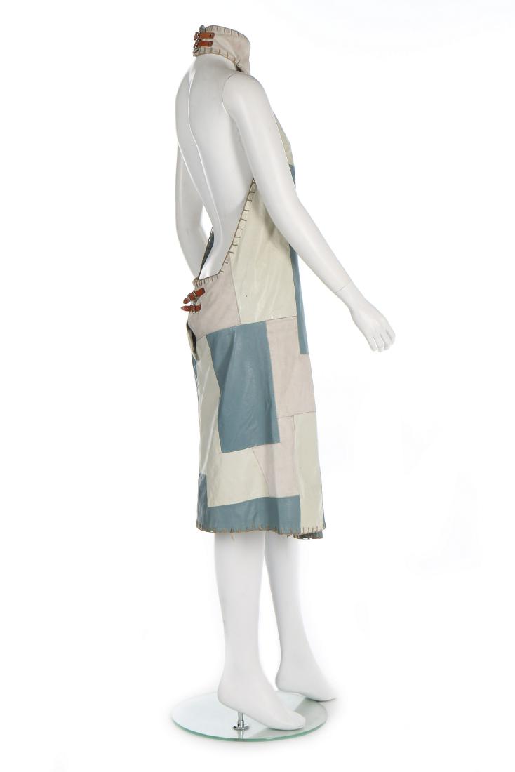 An Alexander McQueen patchwork suede and leather sample (1 of 5)