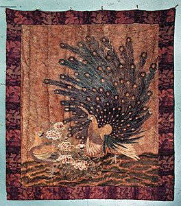 269: A large and impressive embroidered wall hanging, J