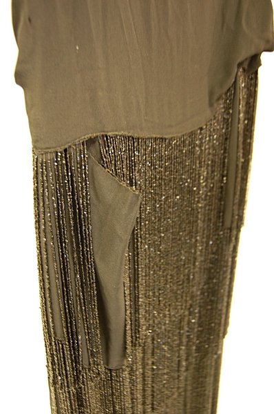 A beaded and fringed flapper dress, circa 1925, o - 5