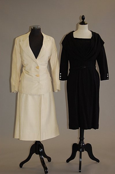A group of 1940s-50s clothing, 9 ensembles includ - 3