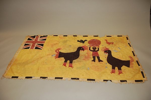A fante flag, Ghana, 20th century, the yellow cot