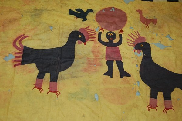 A fante flag, Ghana, 20th century, the yellow cot - 2