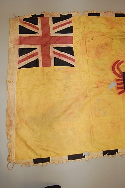 A fante flag, Ghana, 20th century, the yellow cot - 3