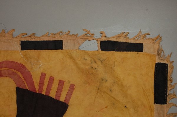 A fante flag, Ghana, 20th century, the yellow cot - 4