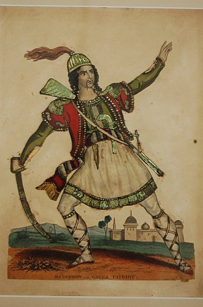 A tinsel picture of Mr Ducrow as the Greek Patrio - 2
