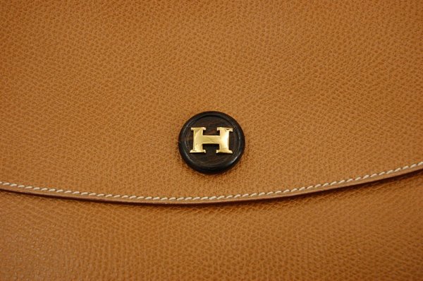 An Hermès tan pig-skin Rio bag, 1980s, unlined, w - 2