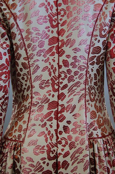 An elegant Oscar de la Renta evening coat, woven i - 3