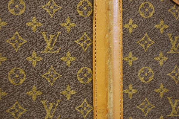 A Louis Vuitton soft-sided suitcase, probably 1960s - 5