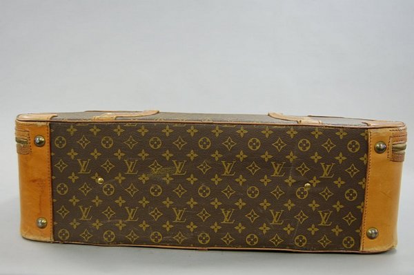 A Louis Vuitton soft-sided suitcase, probably 1960s - 3