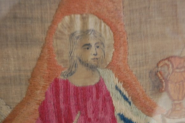 The Women of Samaria embroidery by Mary Johnson, - 2