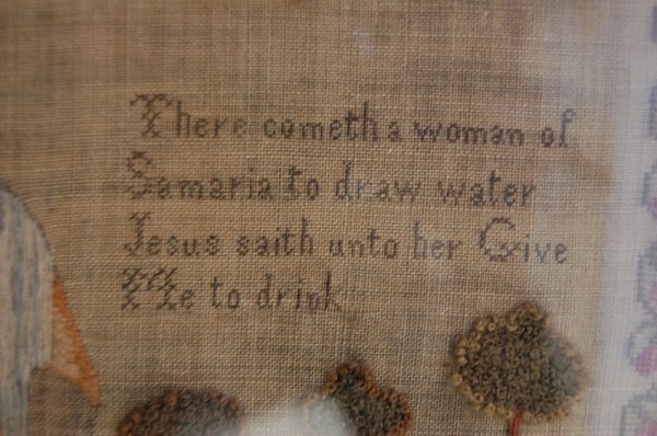 The Women of Samaria embroidery by Mary Johnson, - 3
