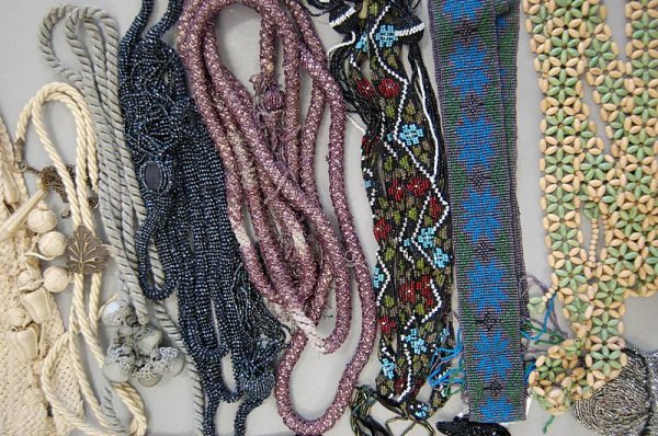 An interesting group of belts, mainly 1890-1920, - 4