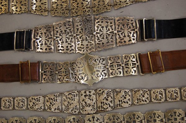 A group of belts, mainly 1890s-early 1920s, appro - 2