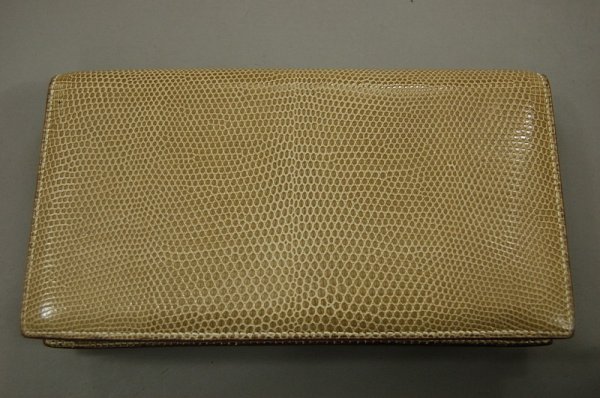 An Hermès light brown lizard Ondine bag, 1980s, V - 2