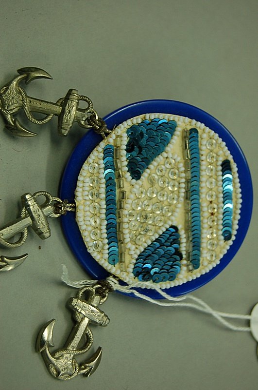 Costume jewellery, 1980s, comprising: Lesage bead - 3