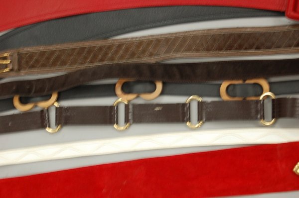 A group of belts, the majority by Yves Saint Laur - 3