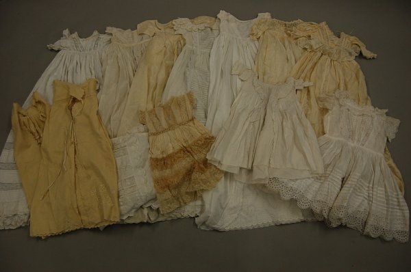 Two Ayreshire work christening robes, mid 19th cen - 4