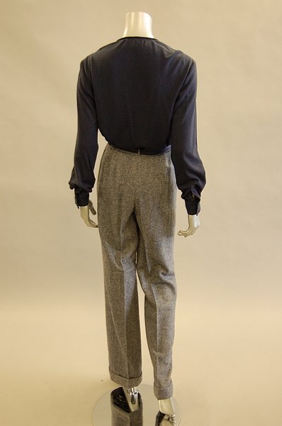 A Christian Dior blue and white tweed coat, mid 1 - 4
