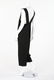 A Yohji Yamamoto black embroidered pinstriped wool - 6