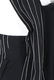 A Yohji Yamamoto black embroidered pinstriped wool - 9
